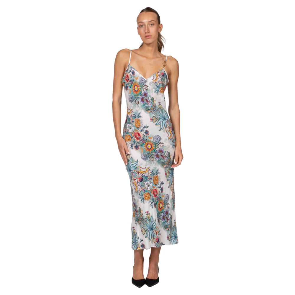 Just Cavalli Women's Multicolor Abito 217 - Midi Dresses - M - Dresses