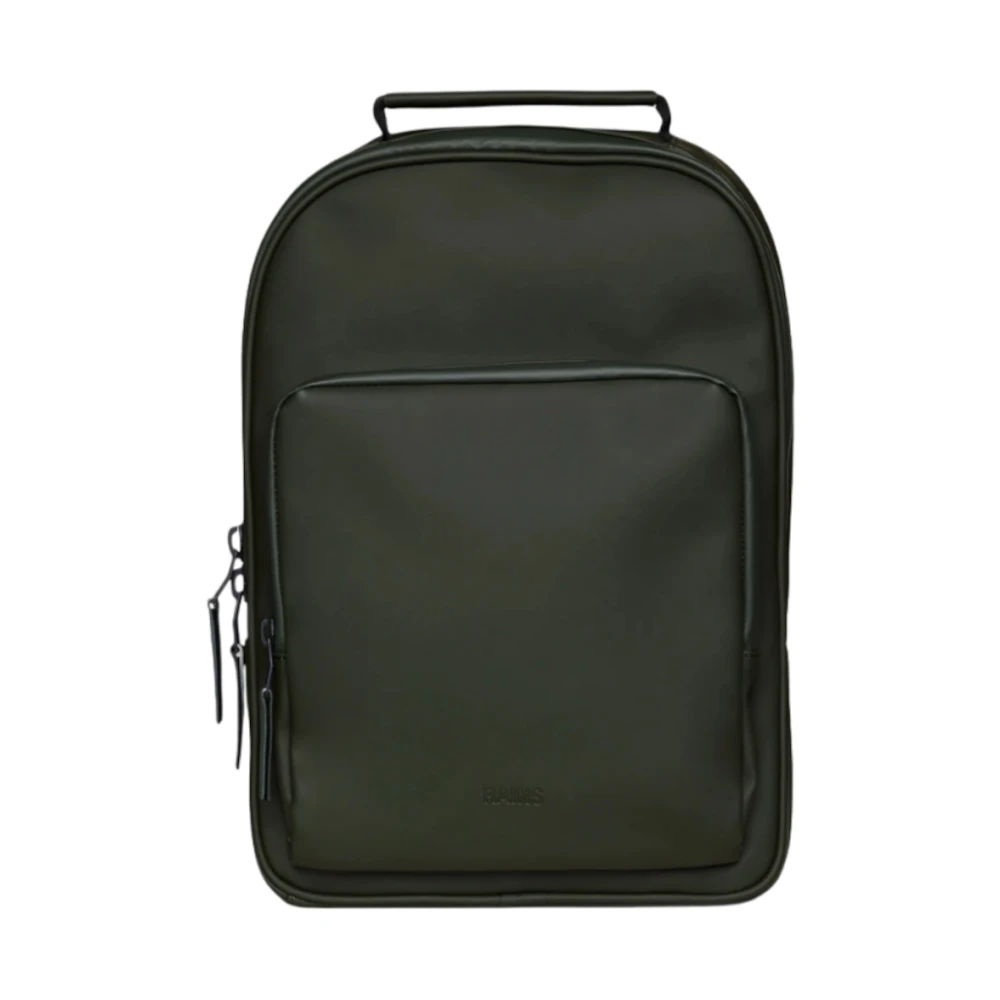 Rains Unisex Green Waterproof Backpack
