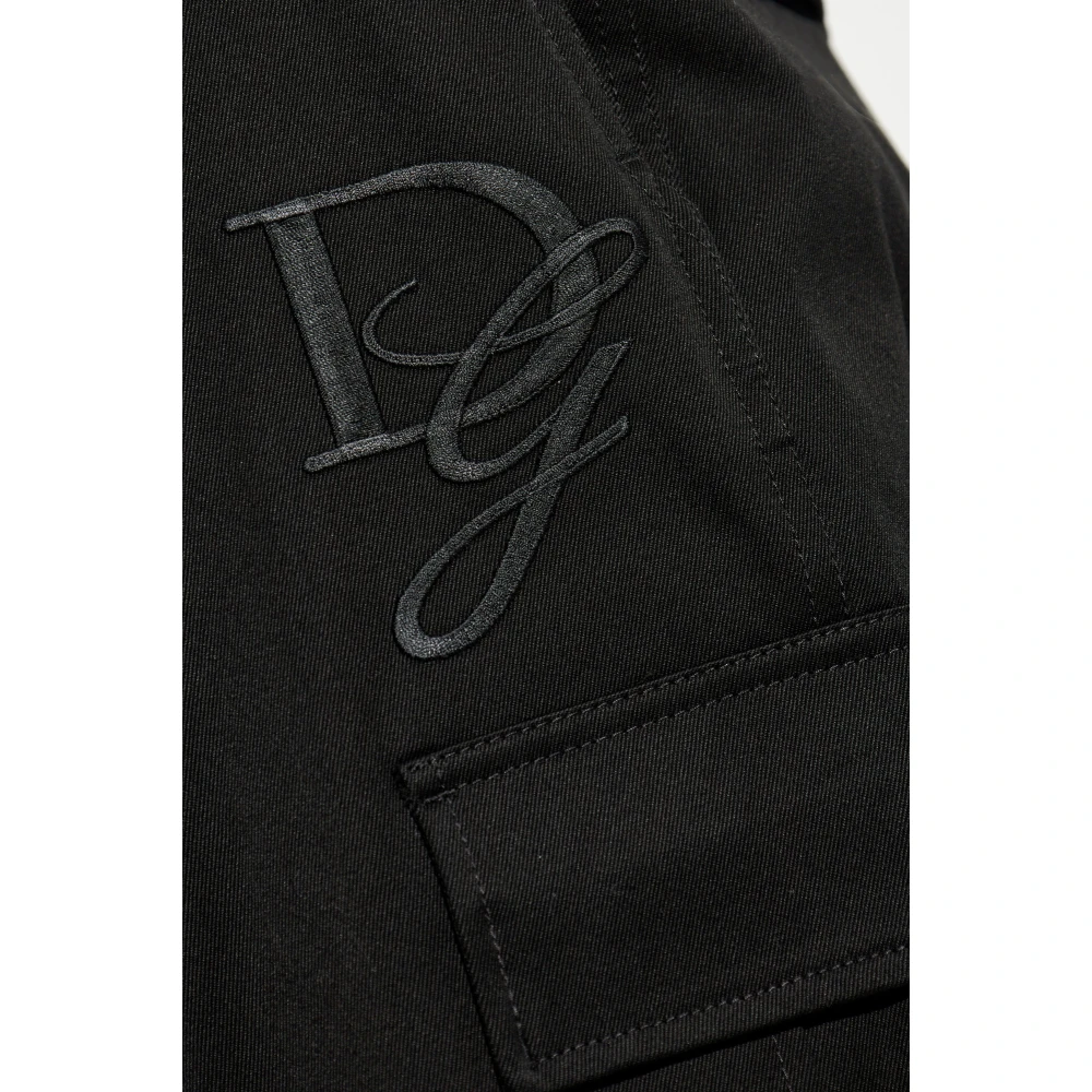 Dolce & Gabbana Katoenen broek type cargo Black Heren
