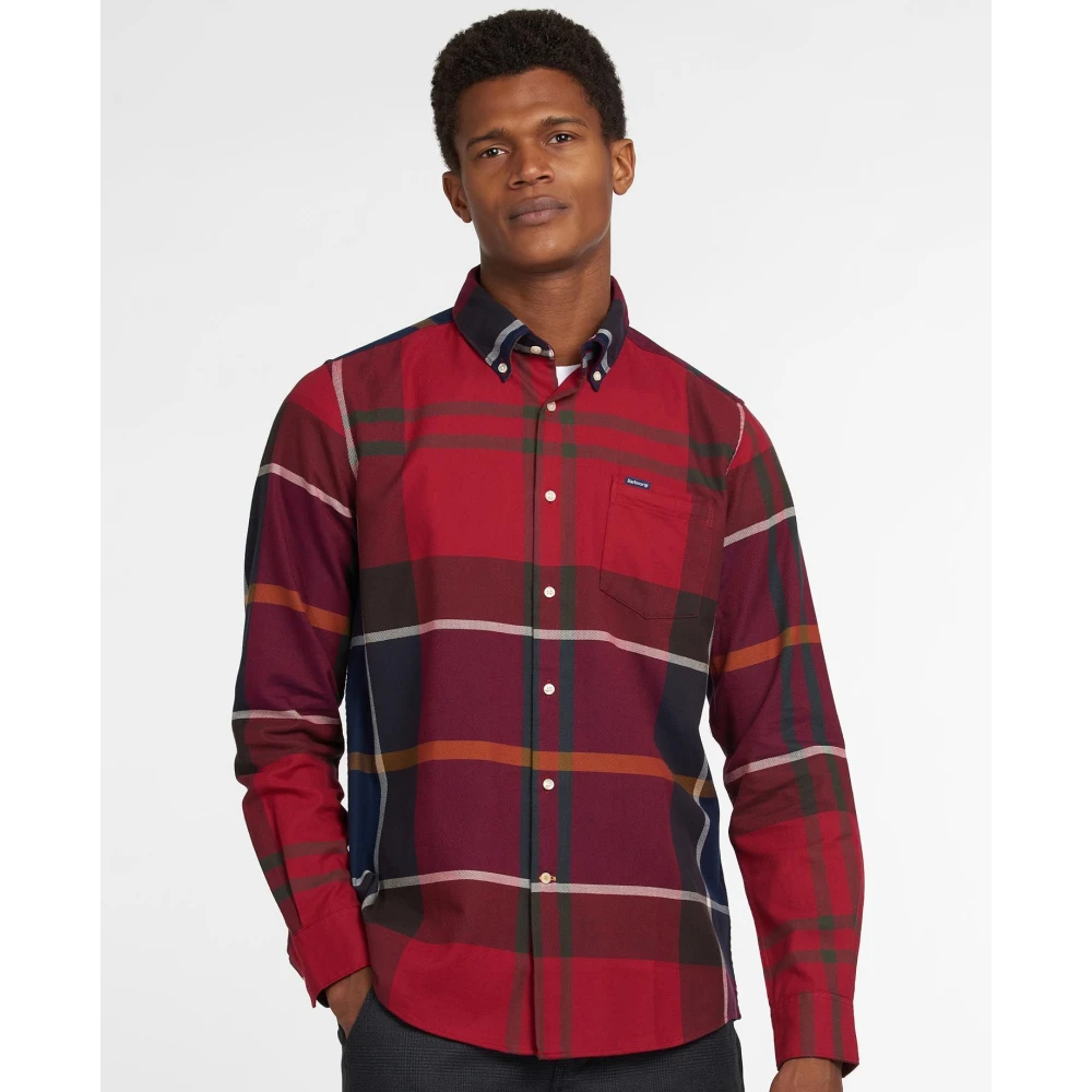 Barbour Rode Dunoon Op Maat Gemaakt Overhemd Multicolor Heren