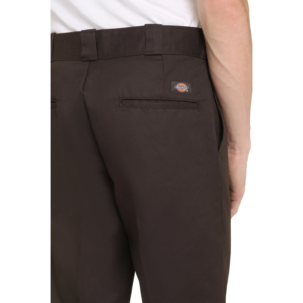Dickies Katoenmix broek met achterzakken Brown Heren