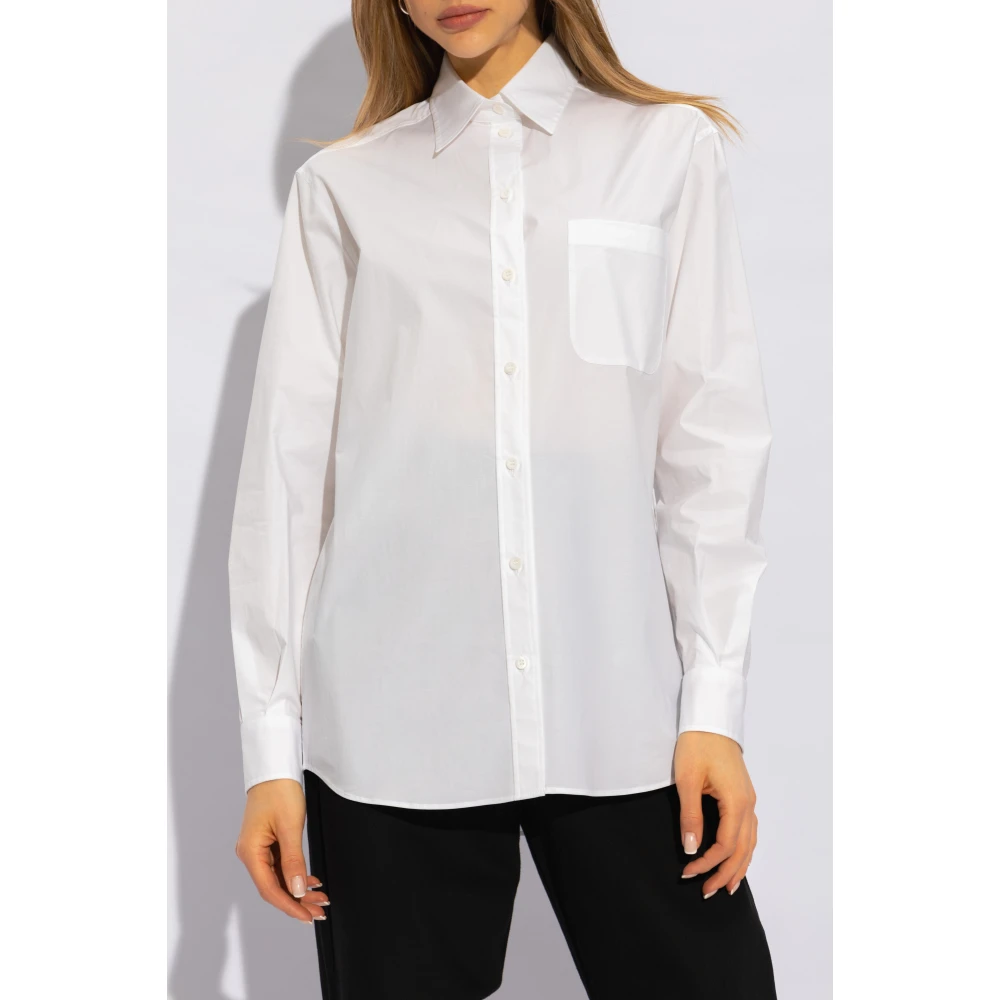 Moschino Gedrukt overhemd White Dames