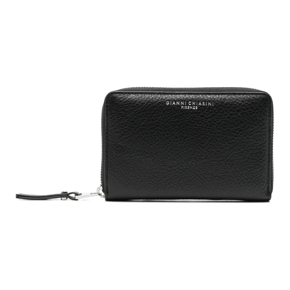 Gianni Chiarini Women's Black Wallets & Cardholders, One Size, Grain Leather Wallet