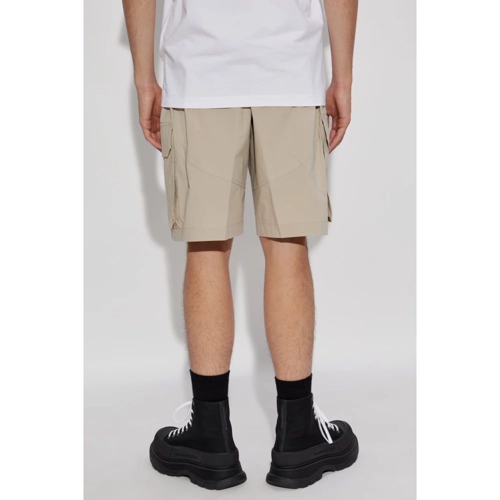 Dsquared2 Gedrukte shorts Beige Heren