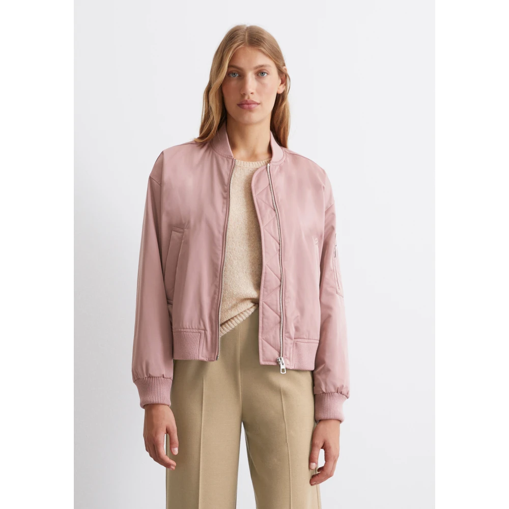 Marc O'Polo Reguliere aviator-stijl blouson Blue Dames