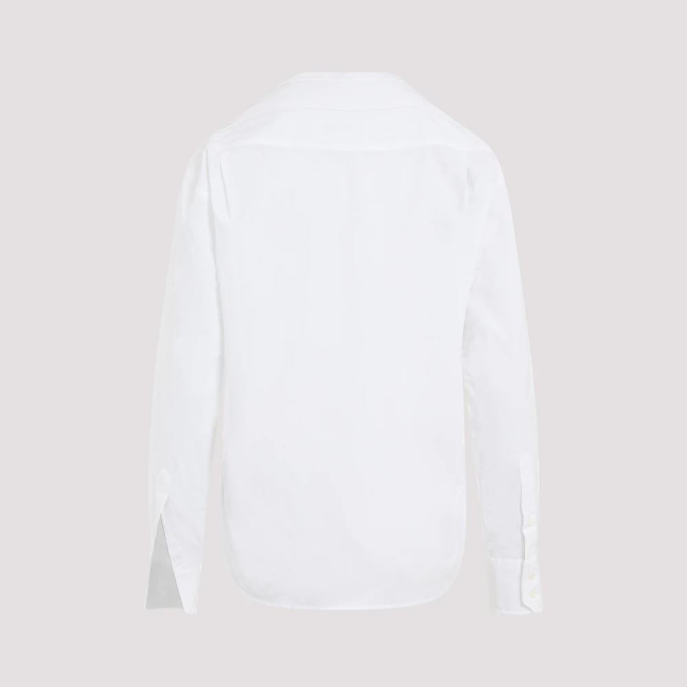 MM6 Maison Margiela Wit Overhemd Klassieke Stijl White Dames