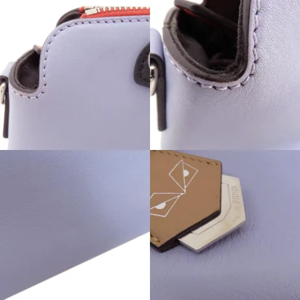 Fendi Vintage Pre-owned Leather fendi-bags Purple Dames