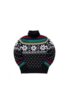 pull-a-col-roule-en-laine-multicolore