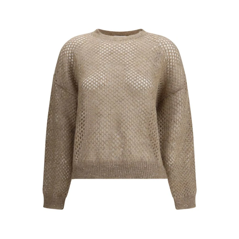 Knitwear > Round-neck Knitwear - - Brunello Cucinelli - Modalova