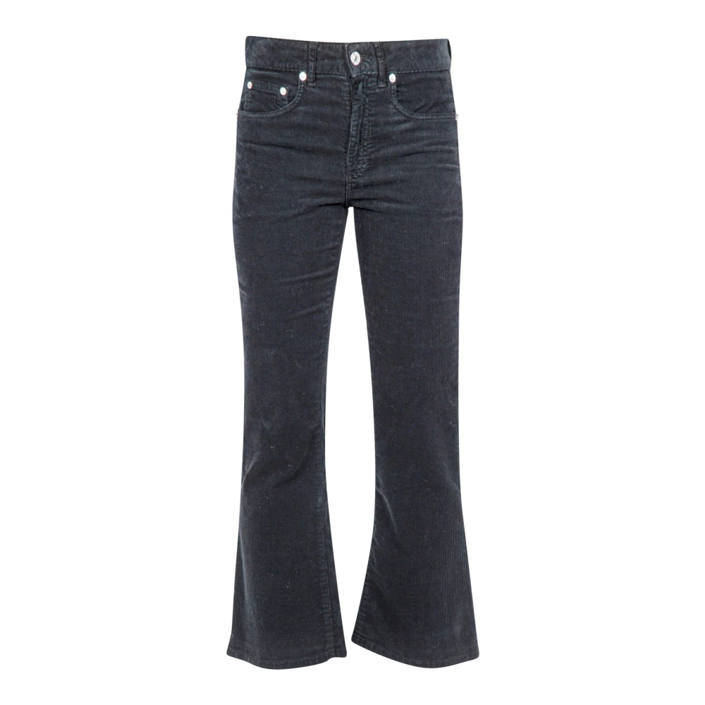 Mauro Grifoni Fluwelen uitlopende broek Black Dames