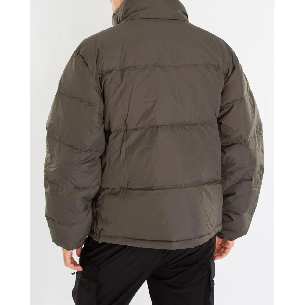 Olaf Hussein Heren Puffer Jas Gray Heren