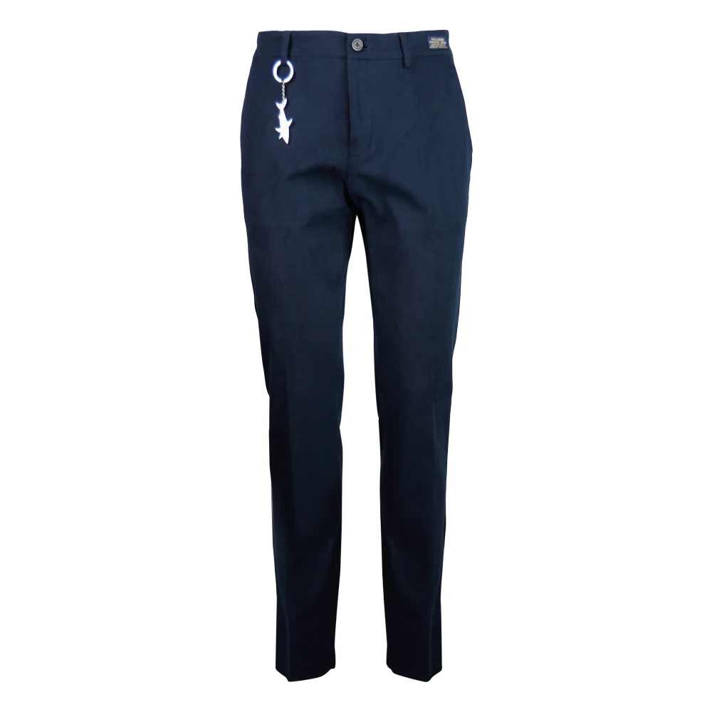 Paul & Shark Blue Jumper Chino Fit Regular Zip - Male - Chinos - 3XL - Trousers