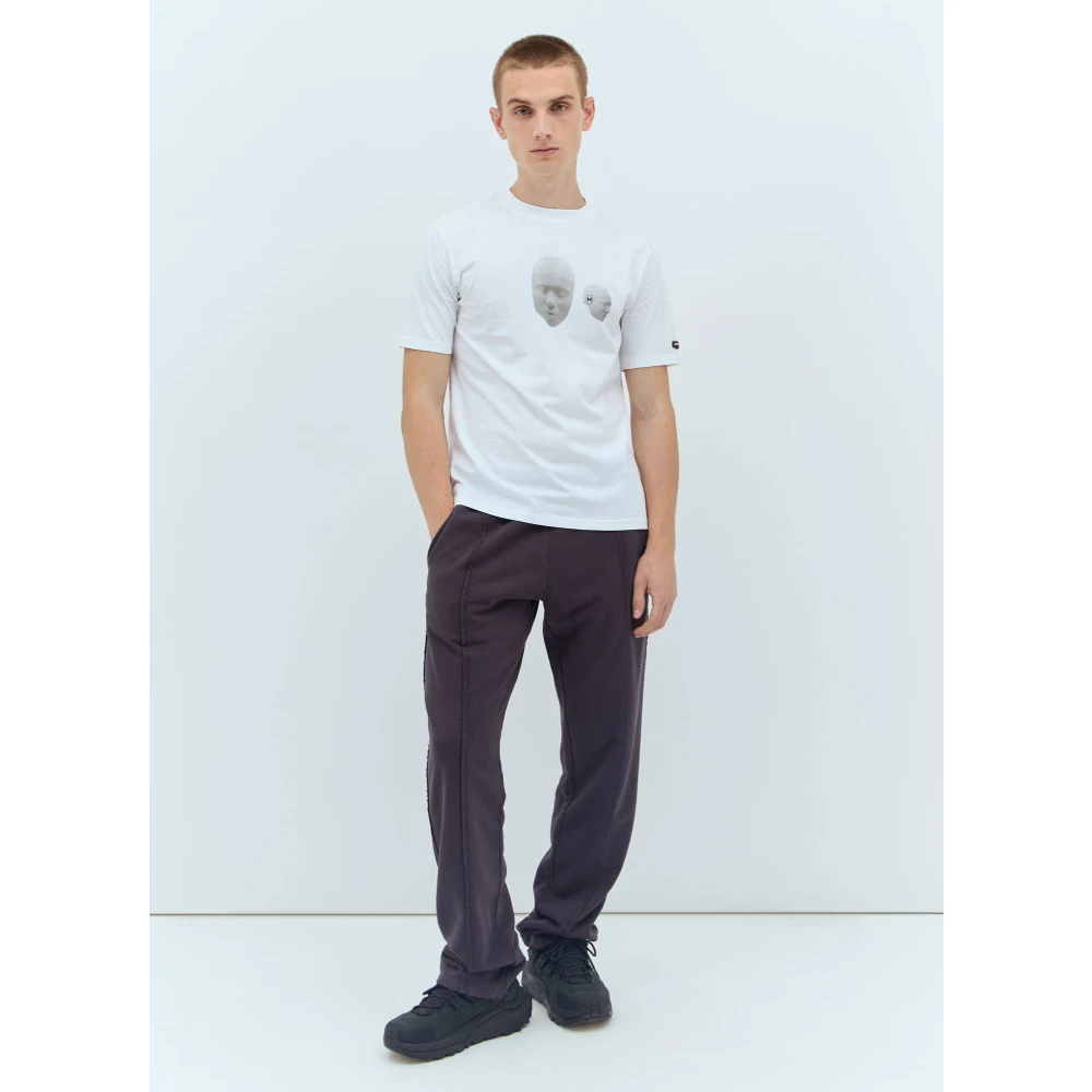 Affxwrks Grafische Print Katoenen Jersey T-shirt White Heren