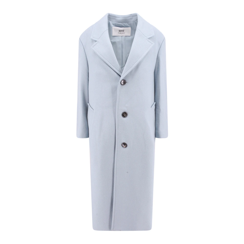 Coats > Single-Breasted Coats - - Ami Paris - Modalova