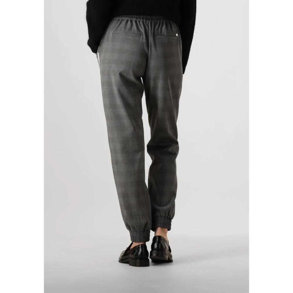 MOS MOSH Elegante Antraciet Pantalon voor Dames Gray Dames