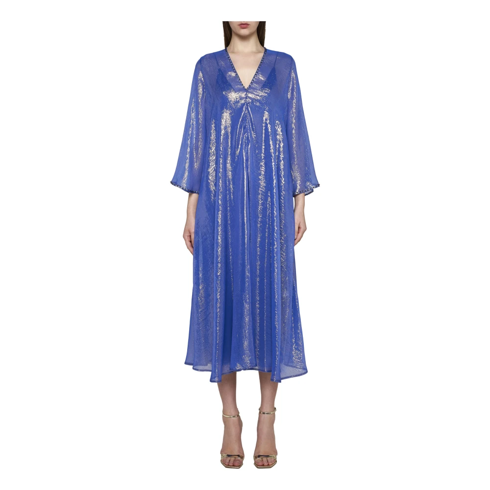 Forte Elegante Jurken Collectie Blue Dames