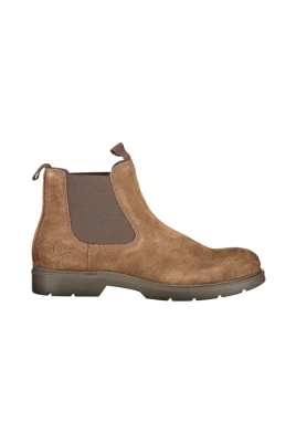 Marrone Läder Ankelboots