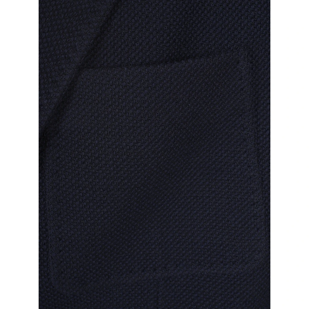 Canali Zwarte Jassen voor Mannen Black Heren