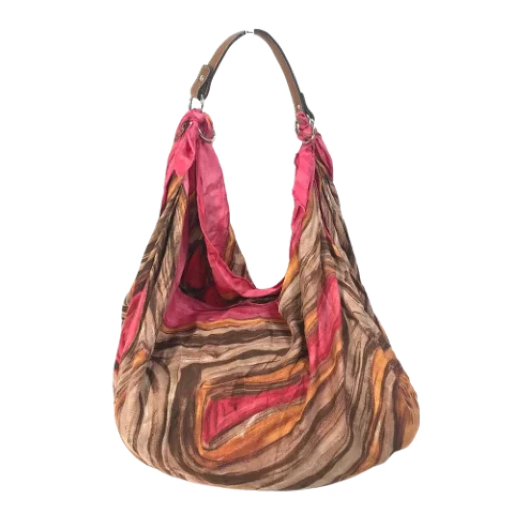 Celine Vintage Pre-owned Fabric celine-bags Pink Dames