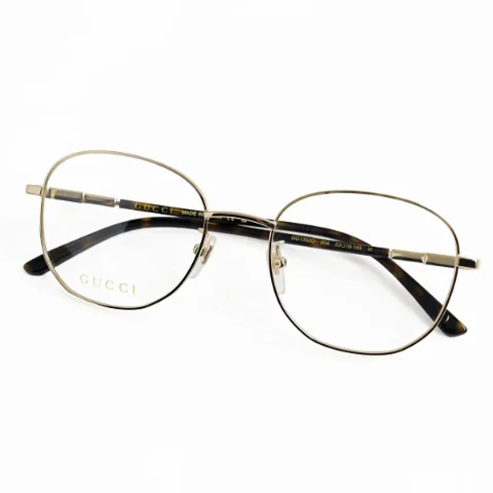Gucci Vintage Pre-owned Metal sunglasses Brown Dames