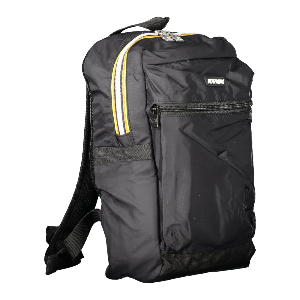 K-way Heren Rugzak Zwart Contrast Details Black Heren