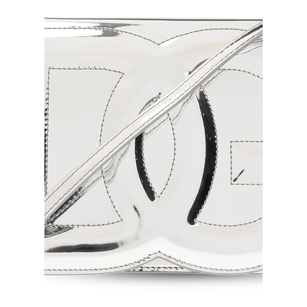 Dolce & Gabbana Schoudertas met logo Gray Dames