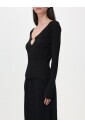 top-en-maille-court-a-col-en-v