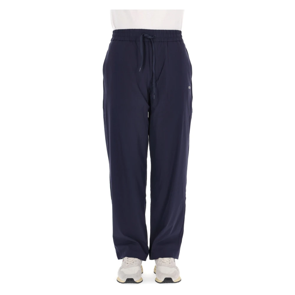 Autry Men's Blue Straight Trousers, M, Nylon Superlight Trousers