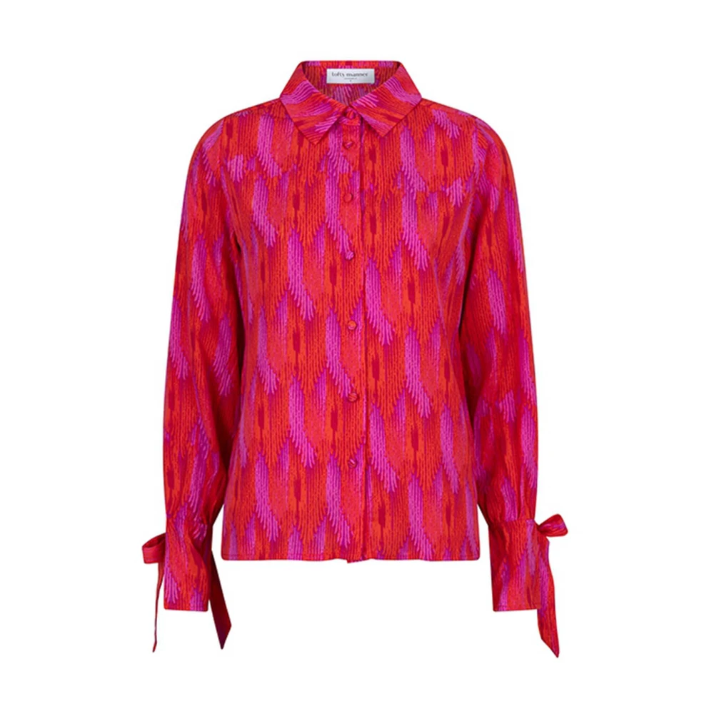 Lofty Manner Vrouwelijke Blouse met Lange Mouwen Pink Dames