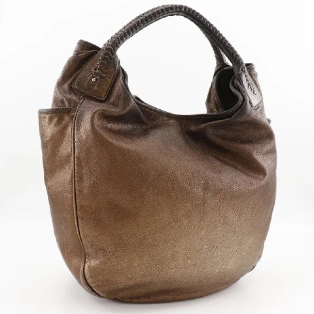 Salvatore Ferragamo Pre-owned Leather totes Brown Dames