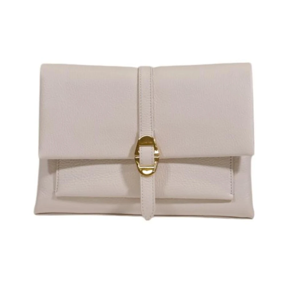 Coccinelle Witte Leren Handtas Dames Tassen Collectie White Dames