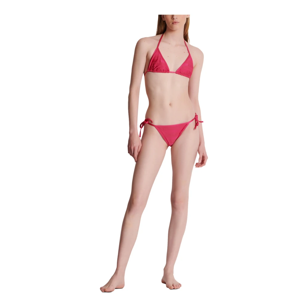 Balmain Triangle Bikini Pink Dames