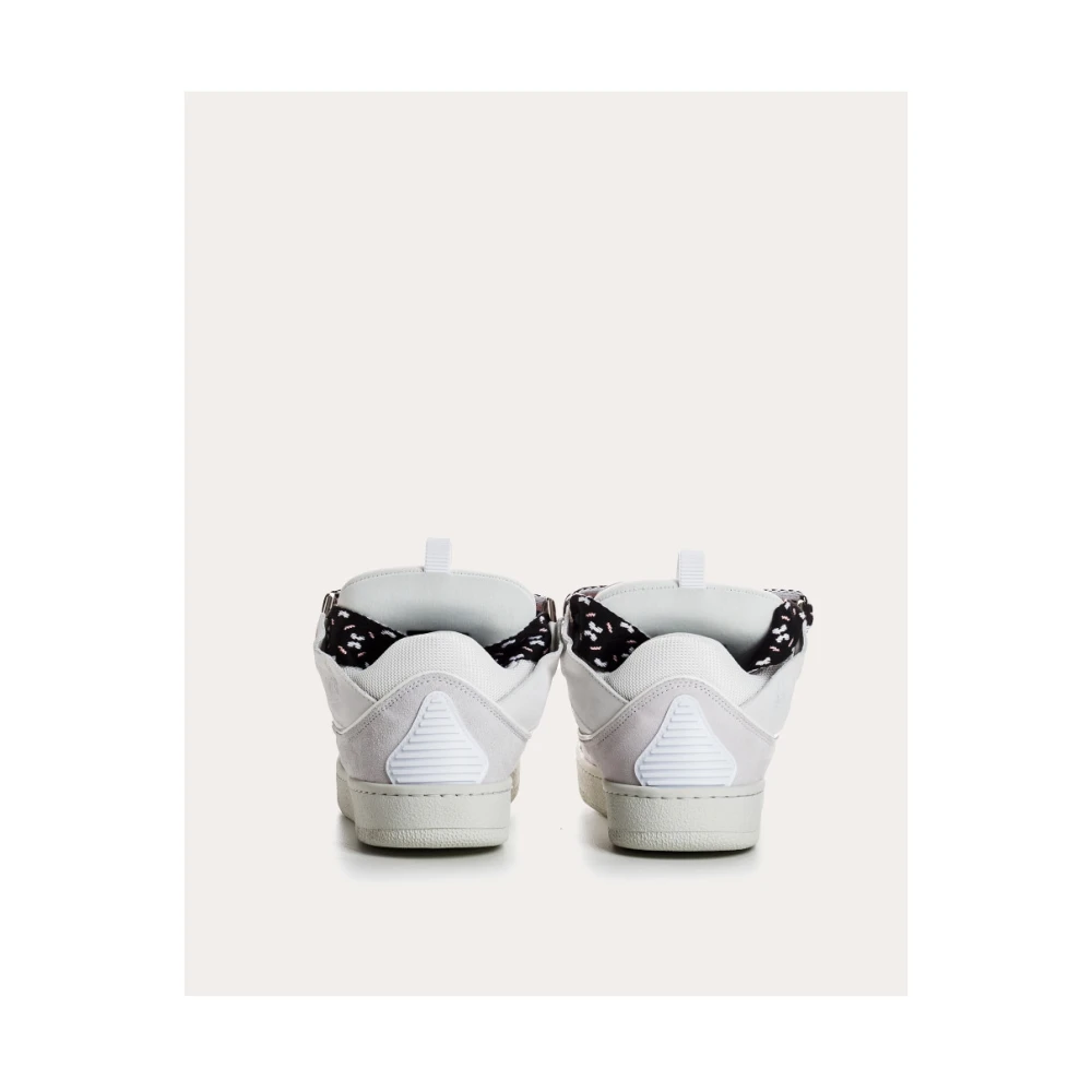 Lanvin Originele Curb Sneakers White Heren