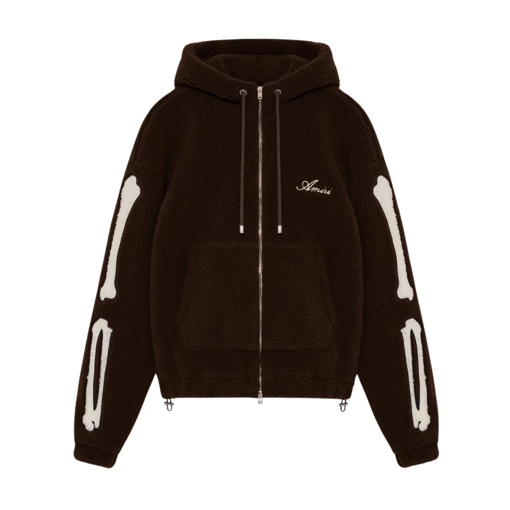 Amiri Uomo Marrone - Zip-Throughs - Sweatshirts & Hoodies - S