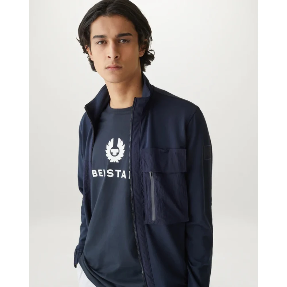 Belstaff Phoenix T-Shirt in Donker Ink Blue Heren