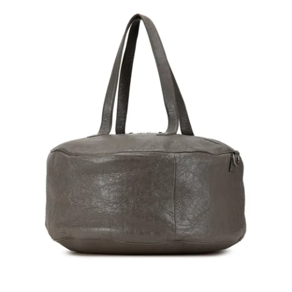 Balenciaga Vintage Pre-owned Leather handbags Gray Dames