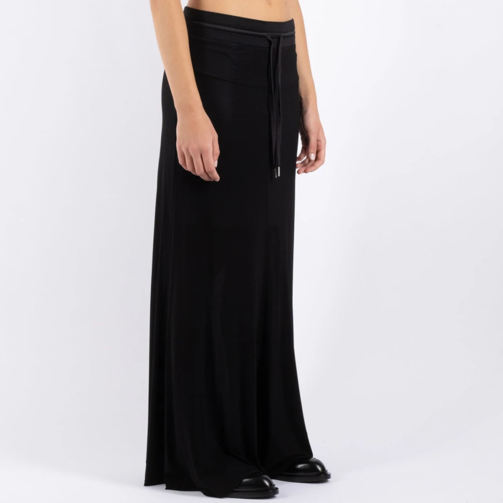 Helmut Lang Zwarte Stretchrok O07Hw302 Black Dames