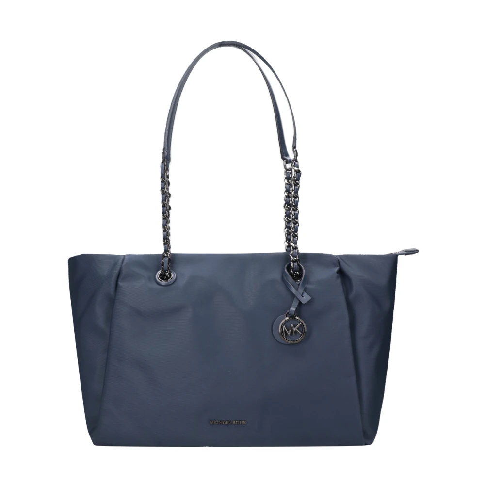 Michael Kors Blauwe Technische Stoffen Modetas Blue Dames