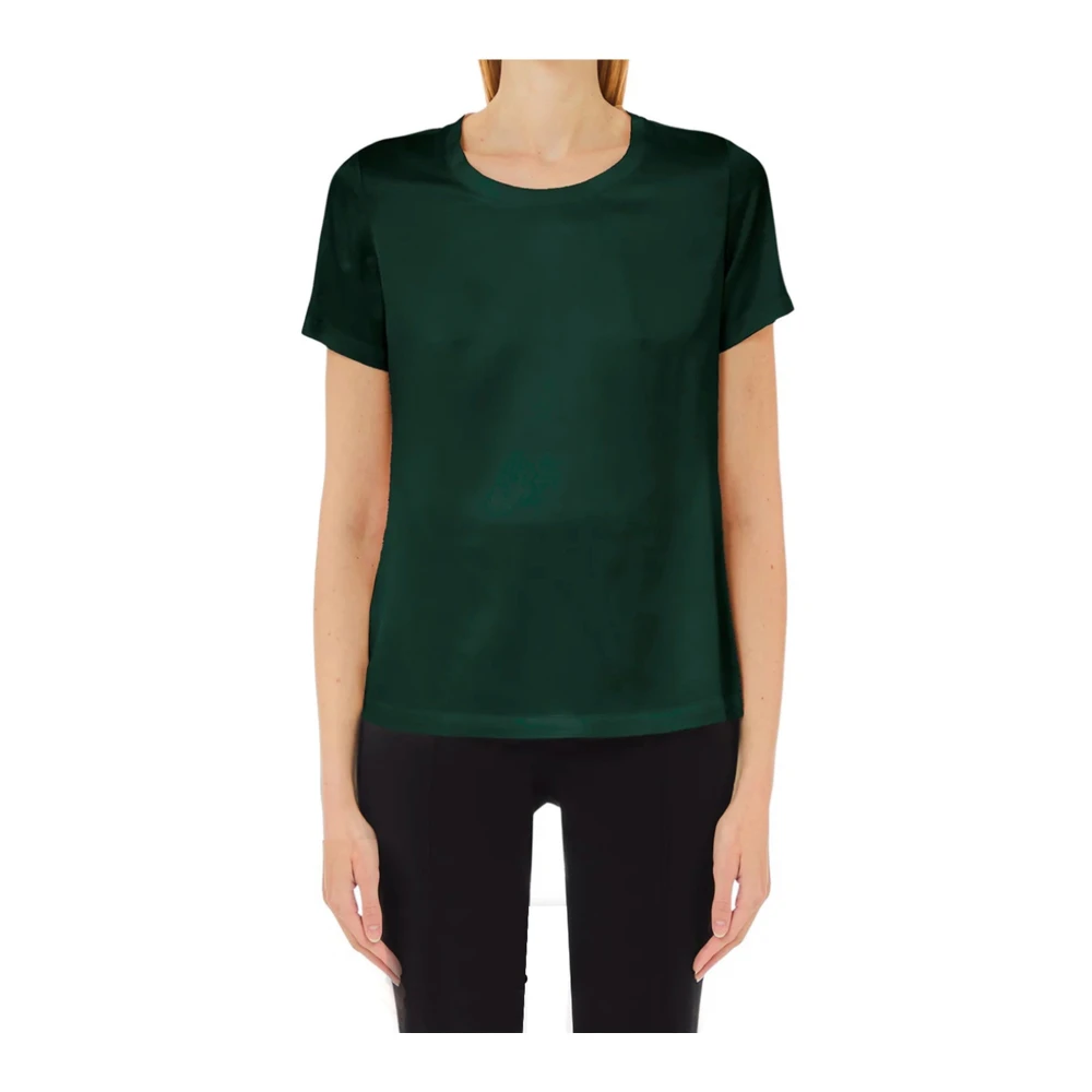 Liu Jo Zijde-effect korte mouwen blouse Green Dames