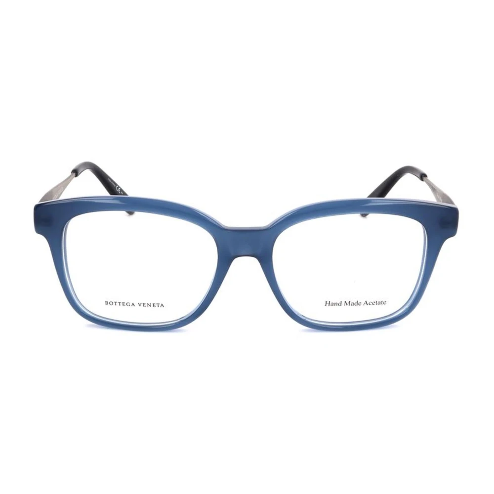 Bottega Veneta Bicolor Acetaatmontuur met Blauwe Wijzerplaat Blue Dames