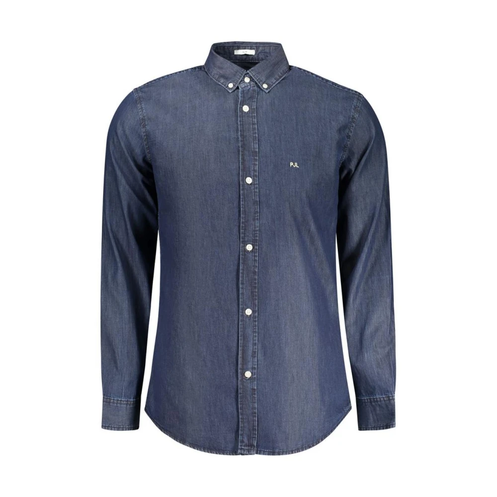 Pepe Jeans Men's Blue The Blu Cotton Shirt