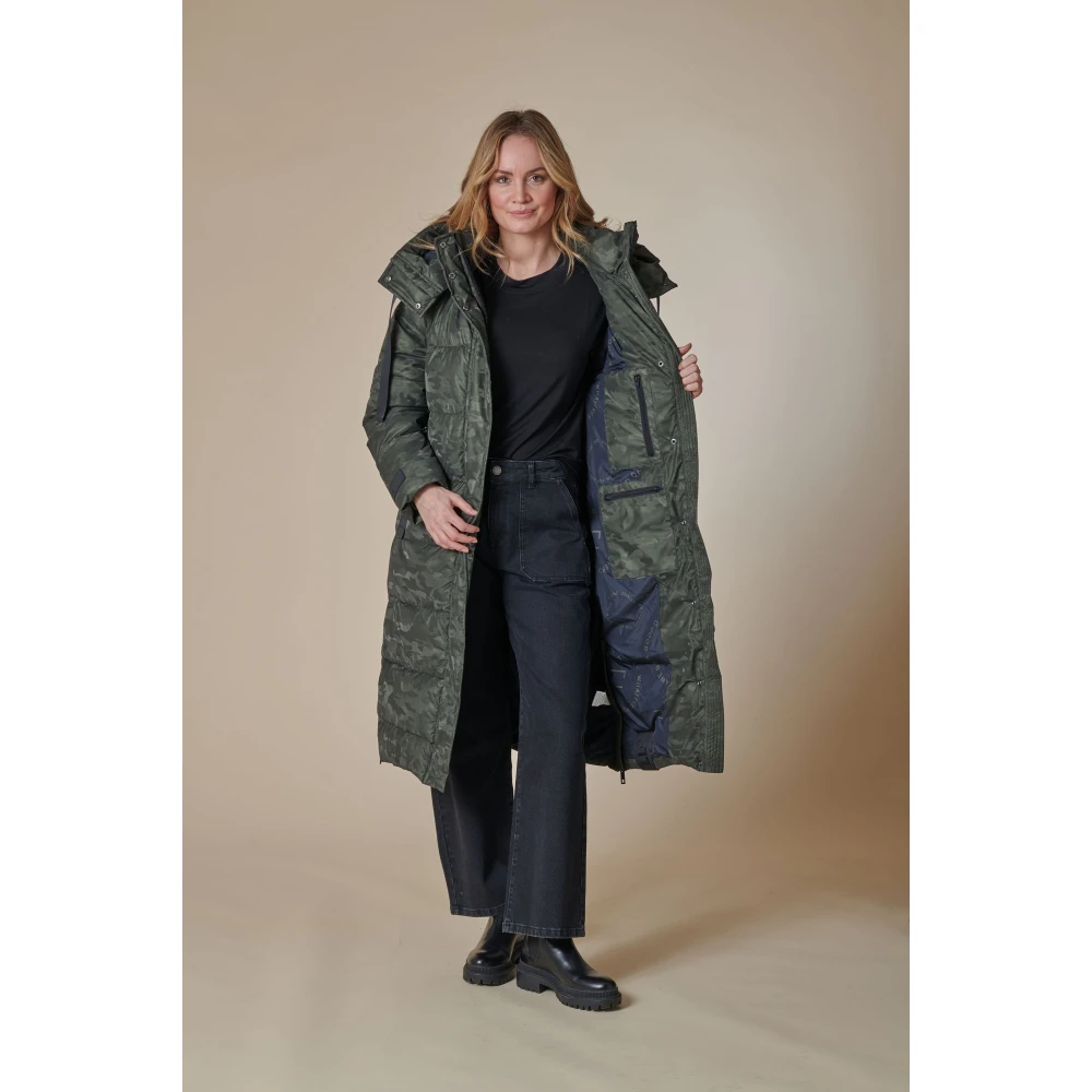 Zhrill Multifunctionele Jas Zhisi MAX Camo Groen Green Dames