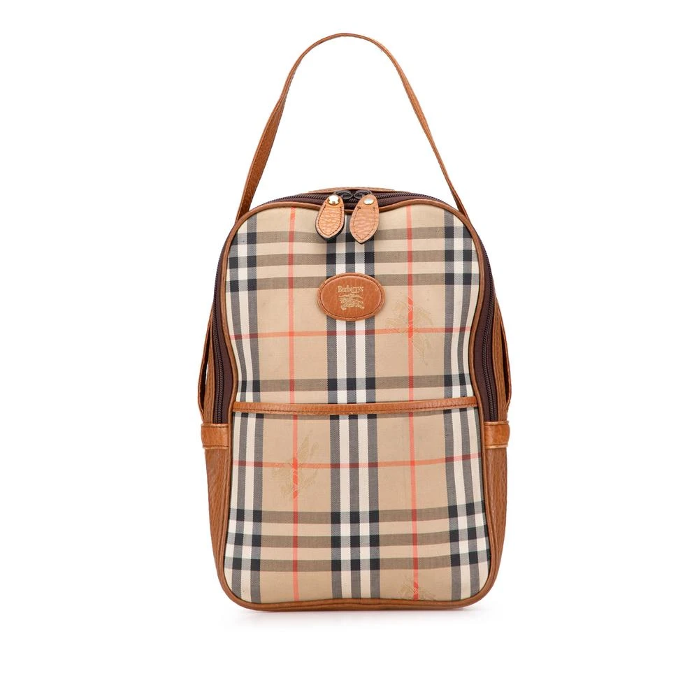 Burberry Vintage Women's Brown Vintage Handbags, One Size, Pre-Owned Carryall