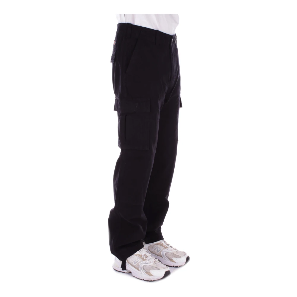 Dickies Zwarte Logo Broek met Zakken Black Heren