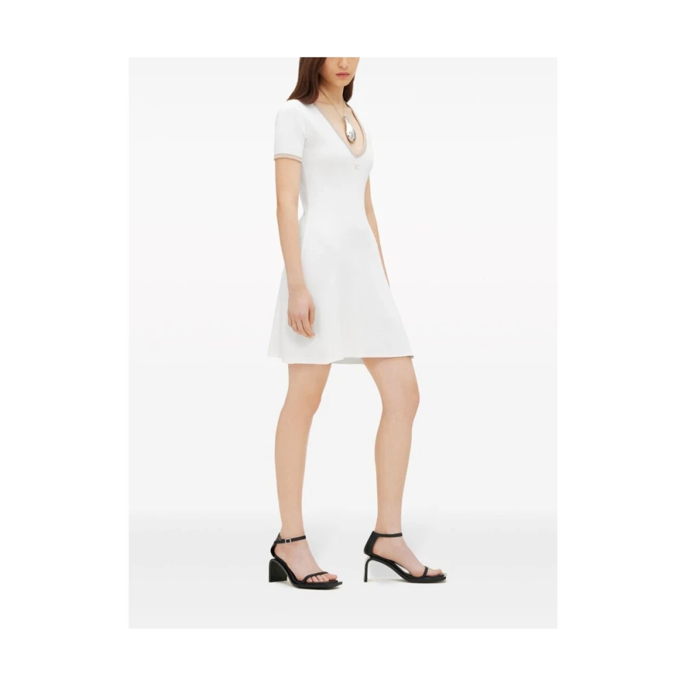Courrèges Short Dresses White Dames