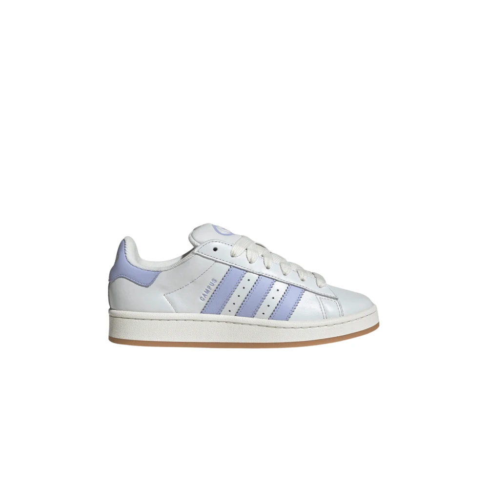 Adidas White Sneakers, Female, 5 Uk, Campus Trainers /Purple Skate Style
