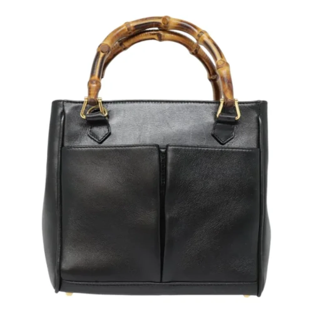 Gucci Vintage Pre-owned Fabric gucci-bags Black Dames