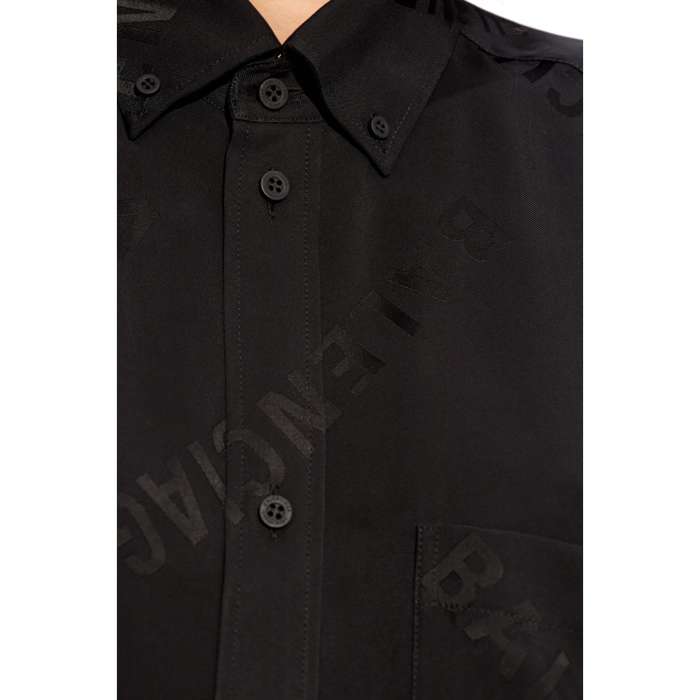 Balenciaga Oversized shirt Black Dames