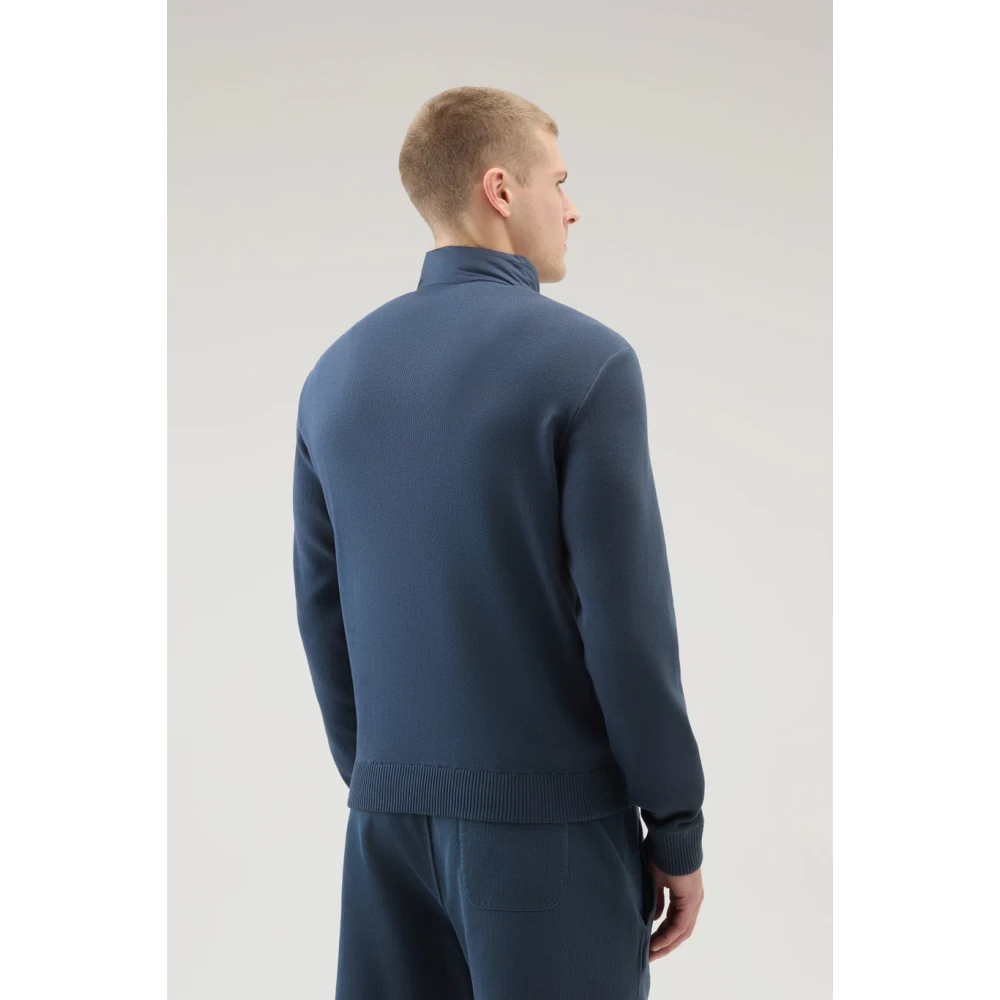Woolrich Blauwe Hybride Bomberjas Blue Heren