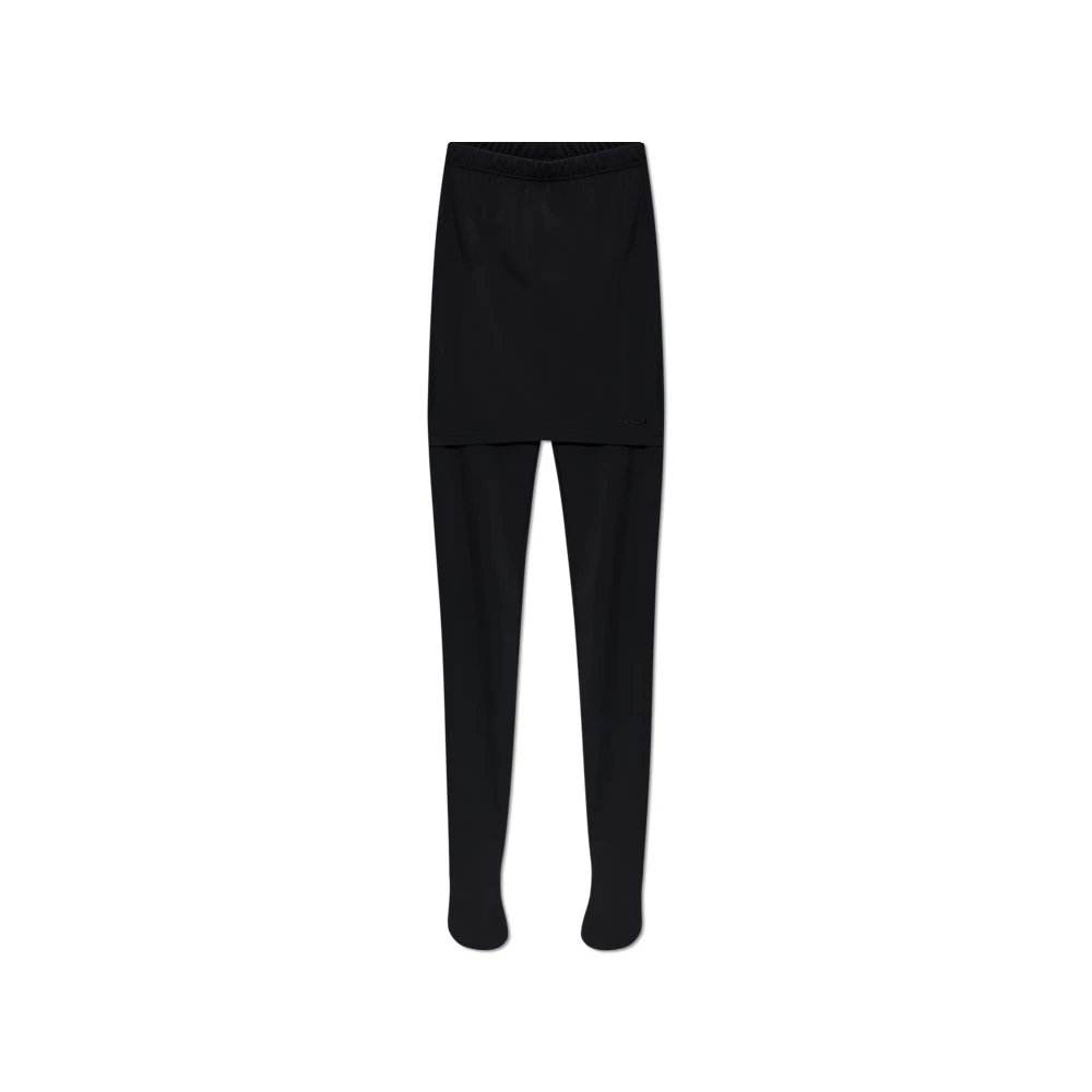Vetements Vrouw Zwart Broeken Dames, M, Leggings